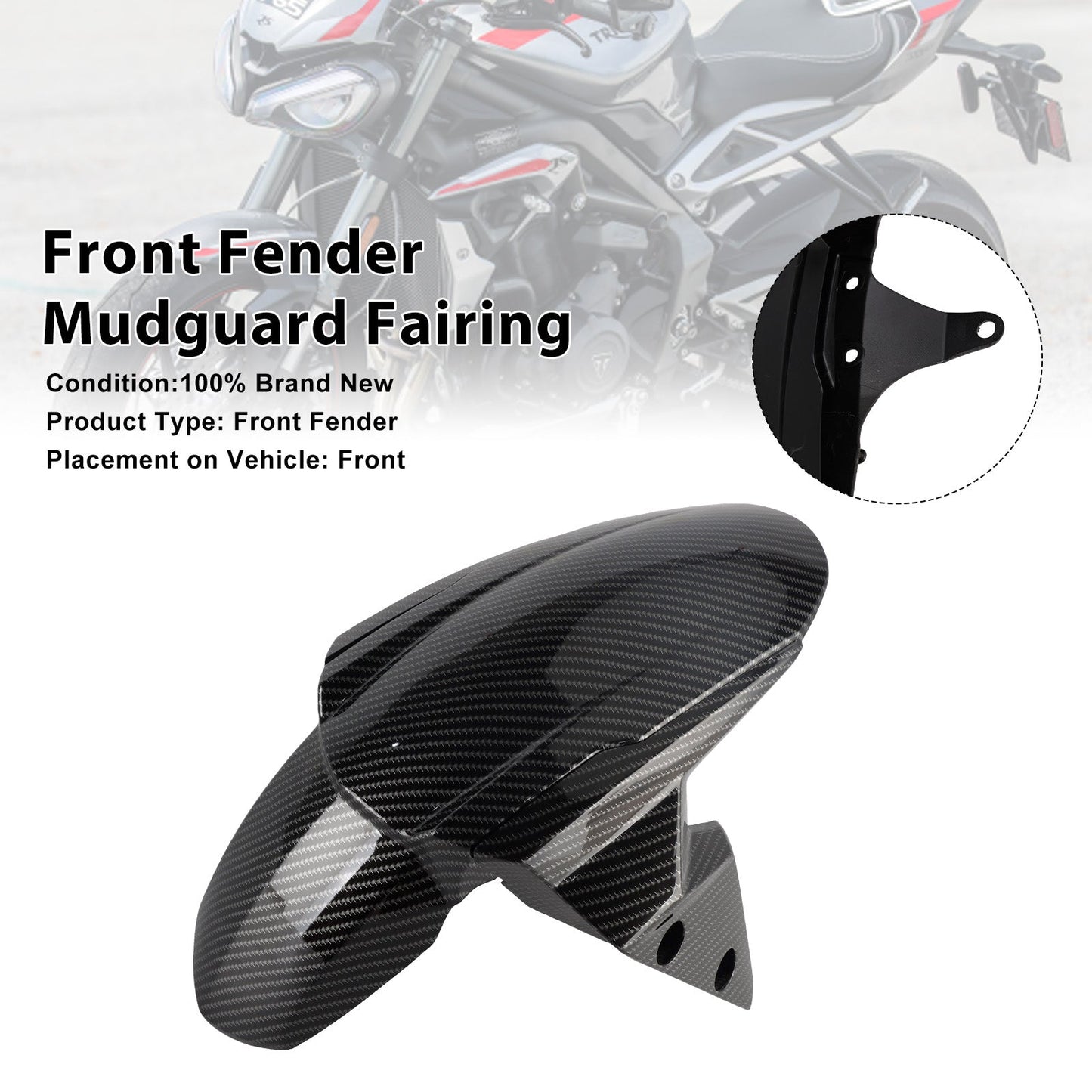 Carenatura parafango anteriore Street Triple 765 R RS 2020-2025