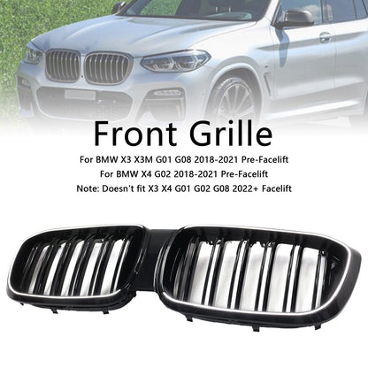 Per BMW X4 G02 X3 G01 G08 2018-2021 Griglia anteriore a maglie renali pre-restyling 51138469959 51138469959