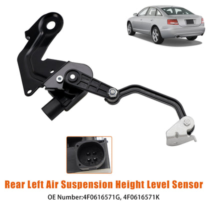 Sensore di livello dell'altezza della sospensione pneumatica posteriore sinistra per AUDI A6 C6 (4F2) 2005-2011