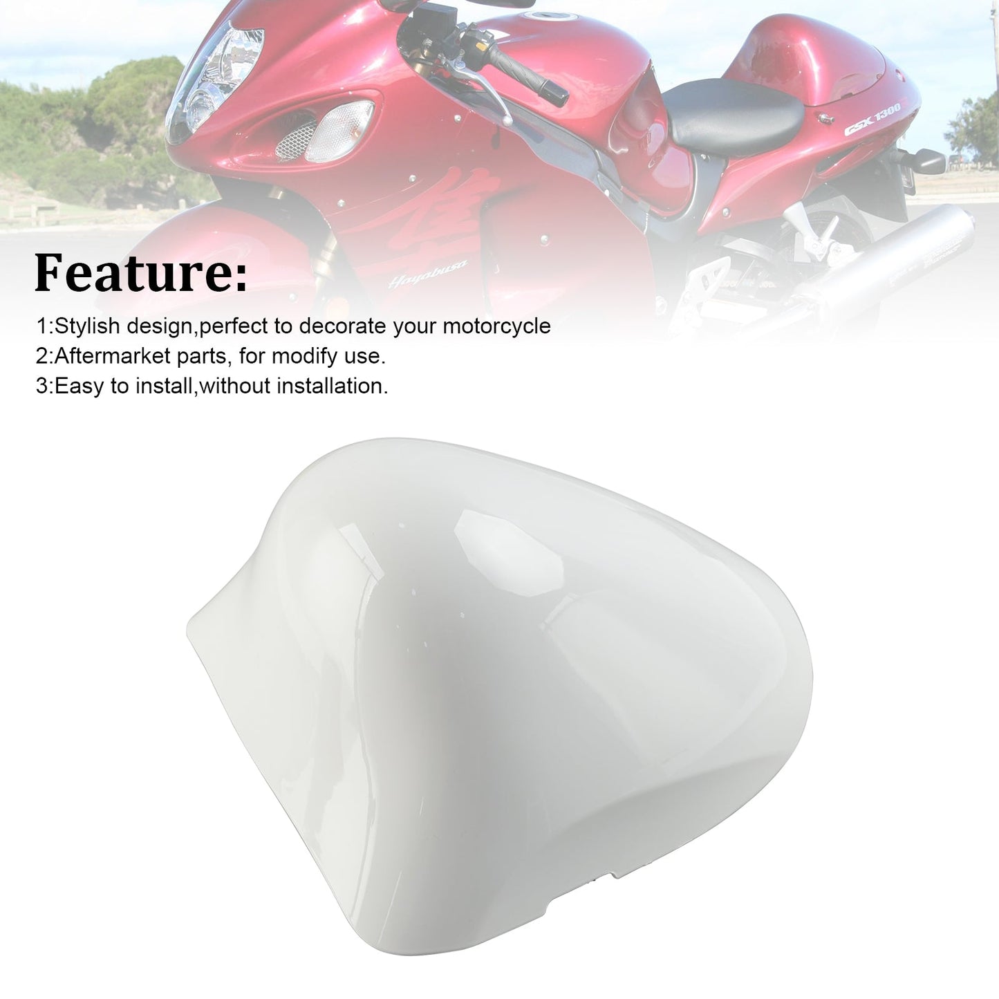 Copertura carenatura sedile posteriore Suzuki GSX1300R GSX-R1300 Hayabusa 1999-2007