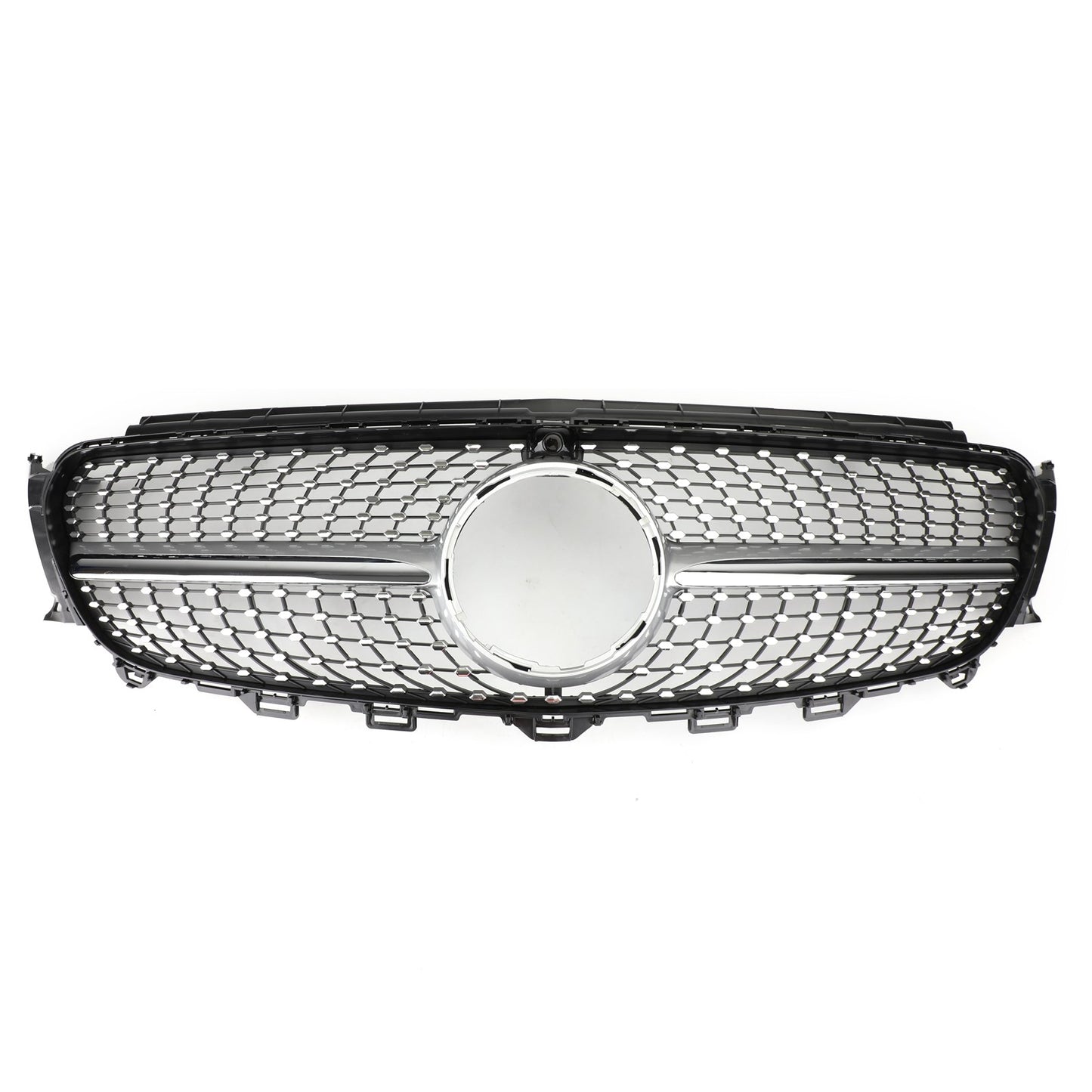 Per Mercedes Benz W213 E300 E400 16-19 Griglia Griglia Anteriore Bordo Argento