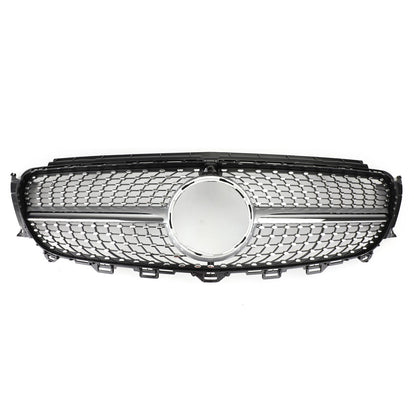 Per Mercedes Benz W213 E300 E400 16-19 Griglia Griglia Anteriore Bordo Argento