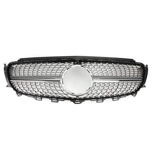 Per Mercedes Benz W213 E300 E400 16-19 Griglia Griglia Anteriore Bordo Argento