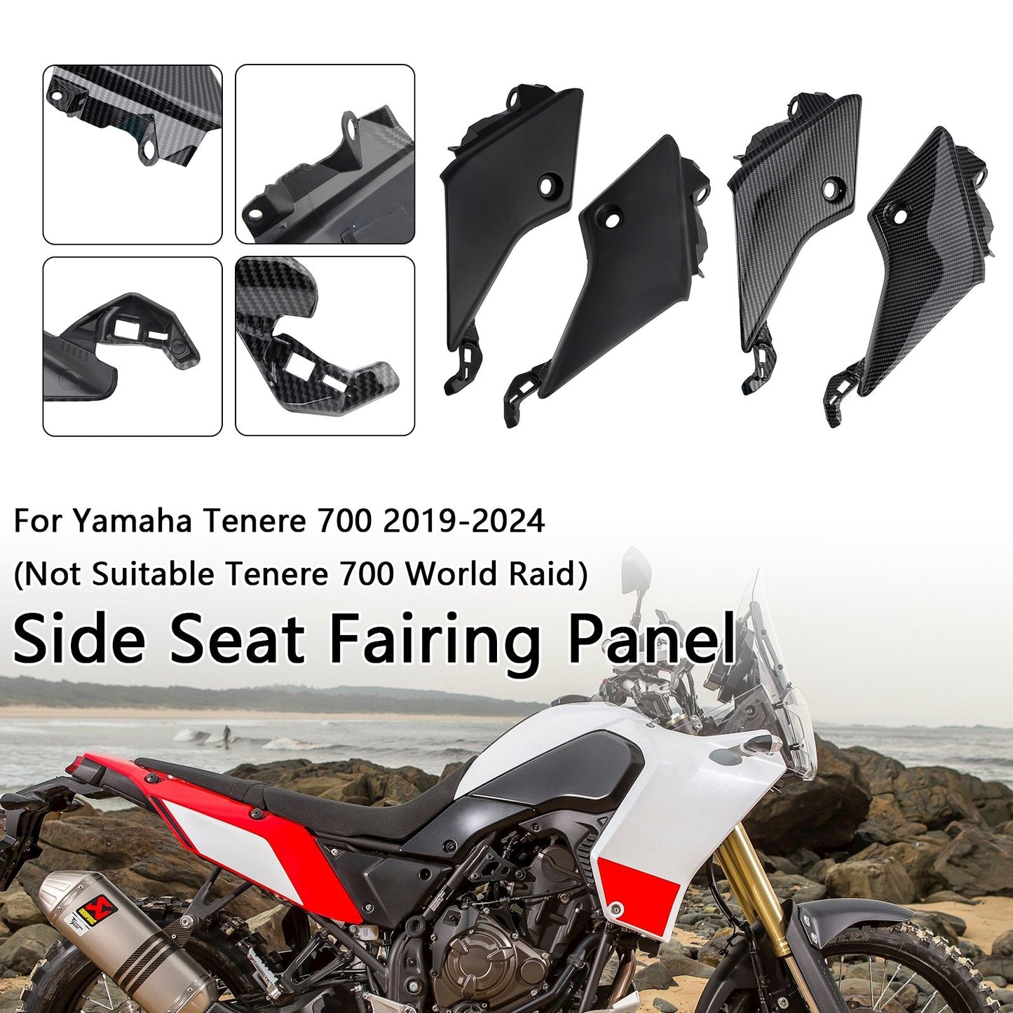 Pannello carenatura sella laterale Yamaha Tenere 700 2019-2024
