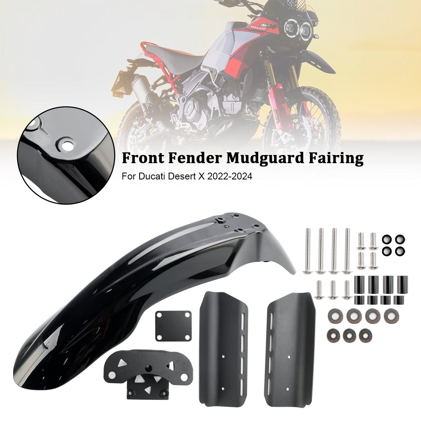 Parafango anteriore Ducati Desert X 2022-2024 Carenatura