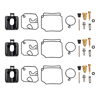Kit di riparazione pompa carburante 3X adatto per carburatori fuoribordo Yamaha 40HP e 50HP a 2 tempi