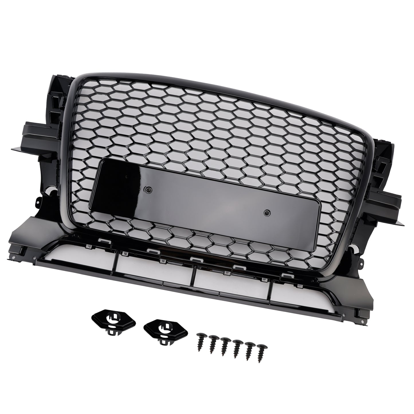 Per Audi Q5 2009-2012 Griglia paraurti anteriore nera lucida 8R0853651B