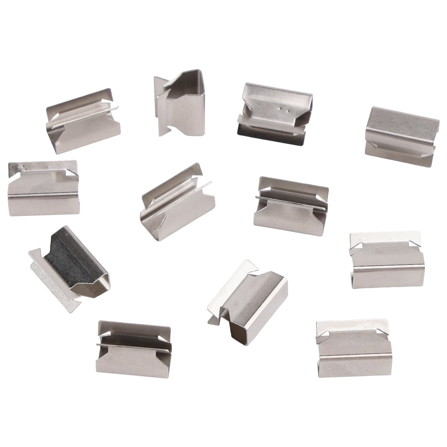 12 clip di fissaggio a molla per lucernario BG1113 per telaio interno roulotte Heki 3/4