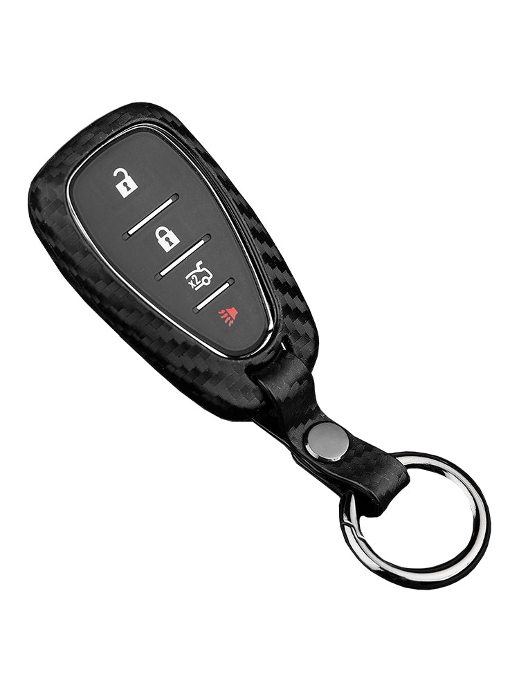 Custodia in similpelle e silicone per chiave auto con fibbia per Chevrolet