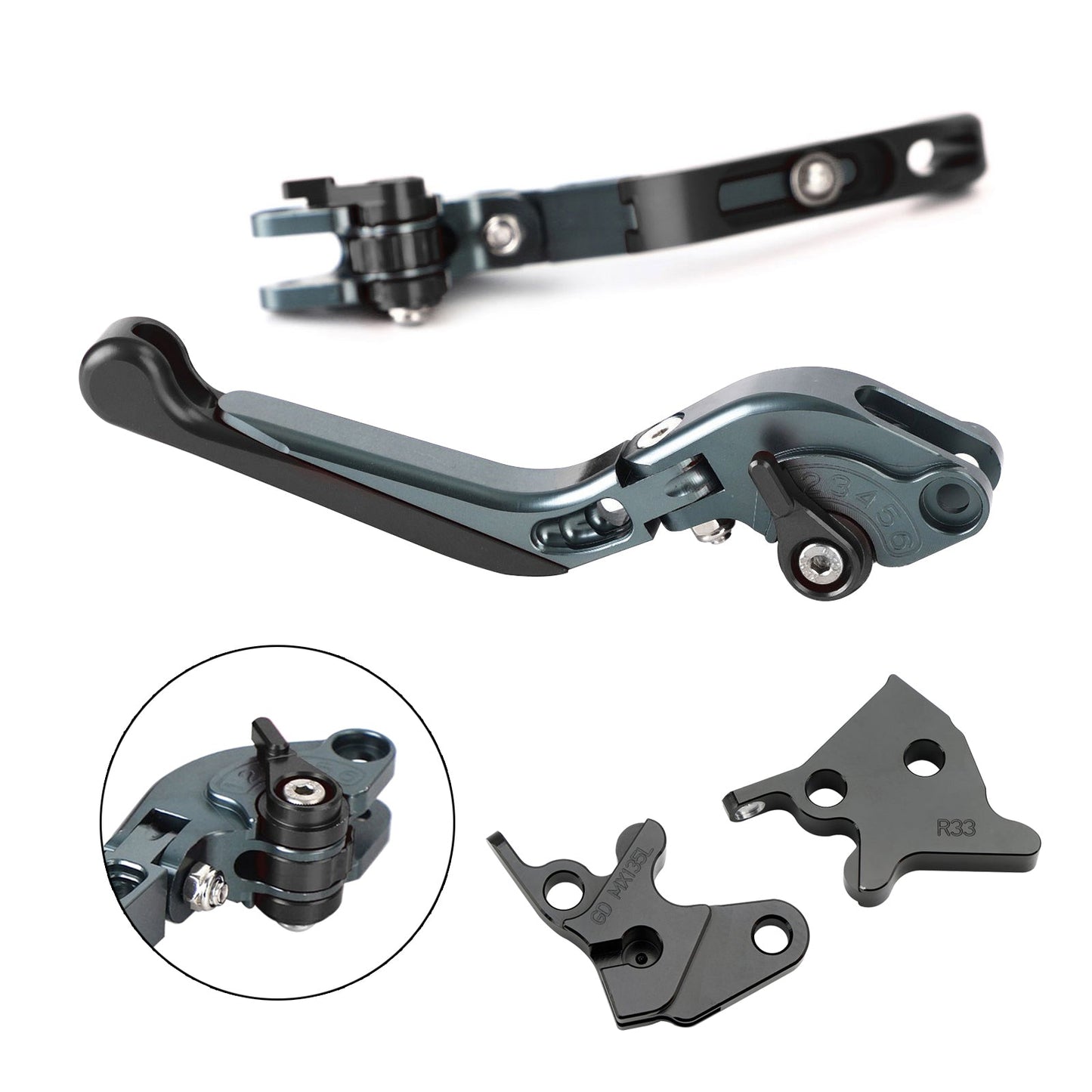 Leva freno frizione regolabile YAMAHA YBR125 2005-2014