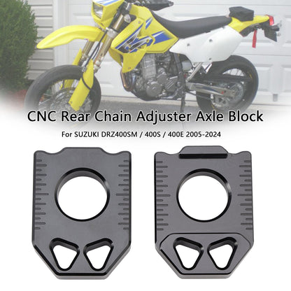 Blocco asse tendicatena posteriore CNC SUZUKI DRZ400SM 400S 400E 2005-2024
