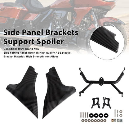 Staffe di supporto per spoiler per pannello laterale Harley CVO Road Glide dal 2024 in poi