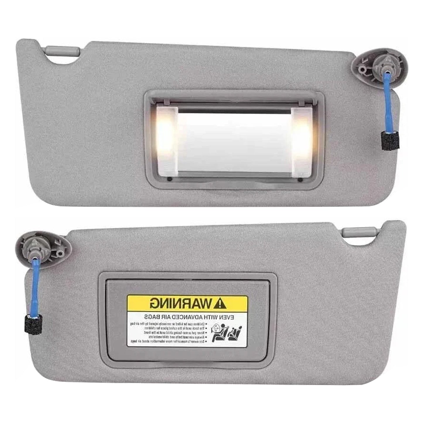 Coppia di visiere parasole grigie 83280TA5A51ZA per Honda Accord 2008-2017