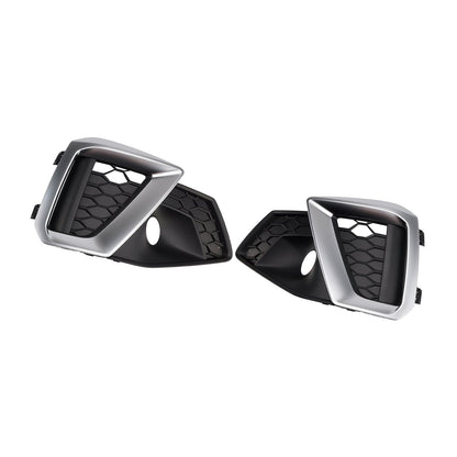 Griglia inferiore fendinebbia per paraurti anteriore Audi A4 B9.5 S-Line argento 2020-2024