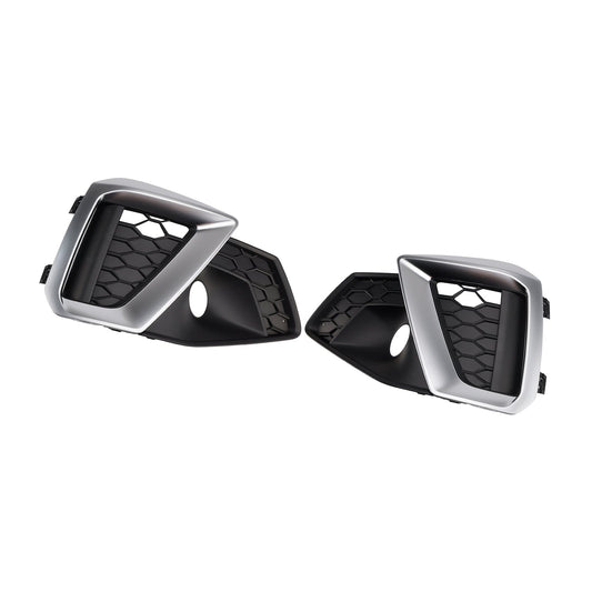 Griglia inferiore fendinebbia per paraurti anteriore Audi A4 B9.5 S-Line argento 2020-2024