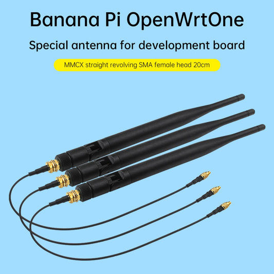 Antenna esterna dedicata Banana Pi Openwrtone MMCX dritta a SMA femmina