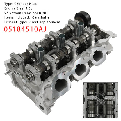 Testata cilindro lato destro nuova di zecca per Jeep Grand Cherokee 3.6L 2011-2014 05184510AJ
