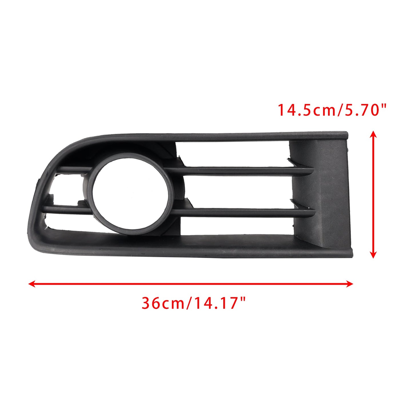 Griglia di copertura fendinebbia inferiore anteriore 2 pezzi per Volkswagen VW Polo 2002-2005