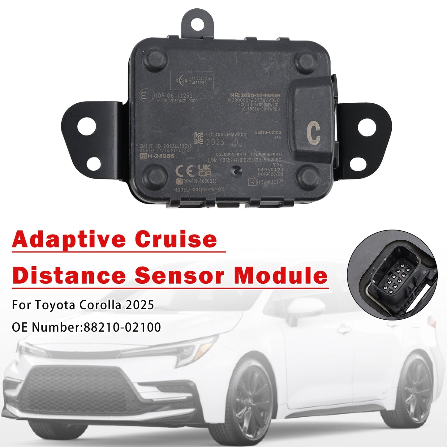 Modulo sensore di distanza per cruise control adattivo Toyota Corolla 2025 882100