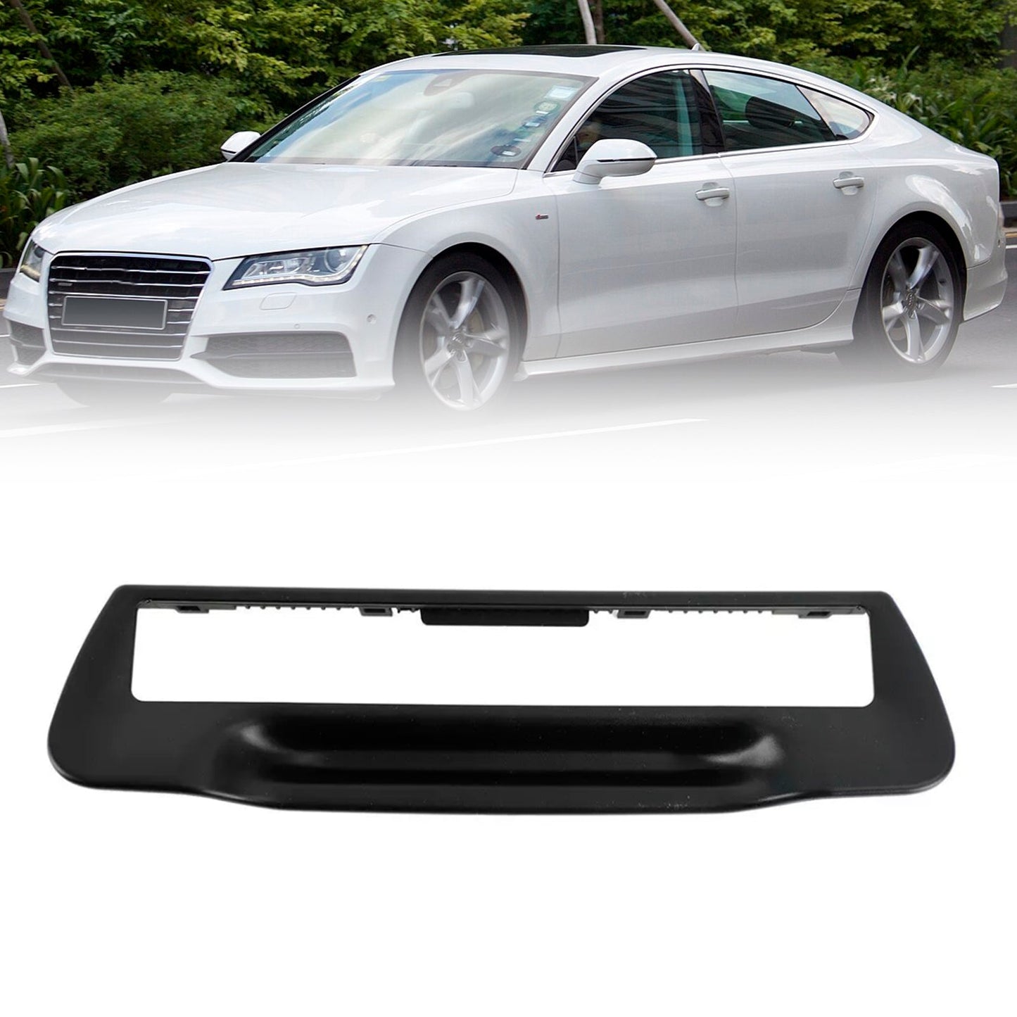 Telaio portabicchieri per bracciolo centrale posteriore 4G8863289A per AUDI A7 A6 C7 2011-2018
