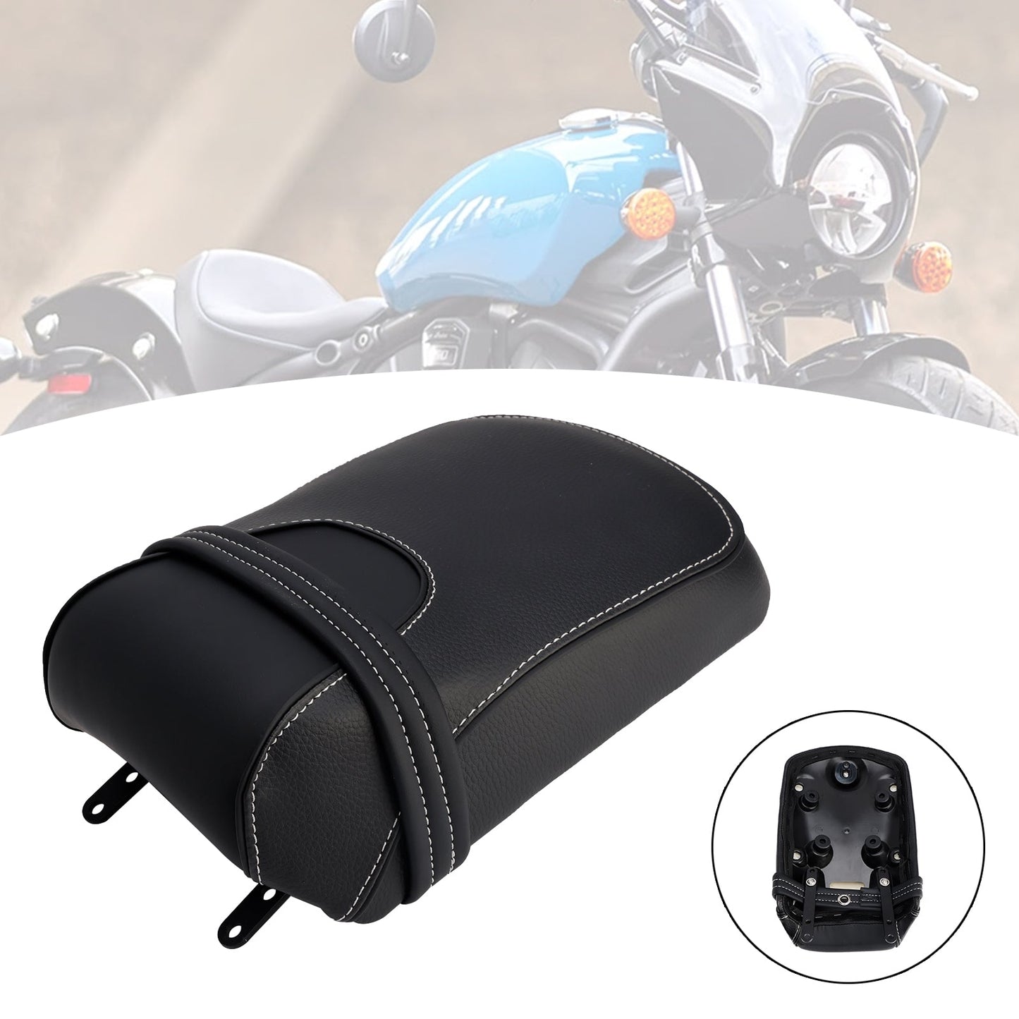 Cuscino per sedile posteriore passeggero Indian Scout Bobber 2025, nero opaco