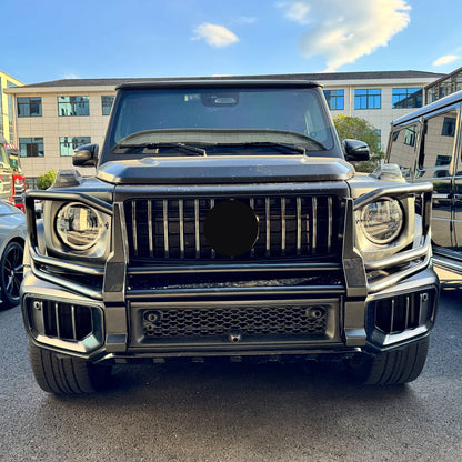 Griglia di protezione paraurti anteriore compatibile con Mercedes Benz Classe G W465 G63 B700 2025+