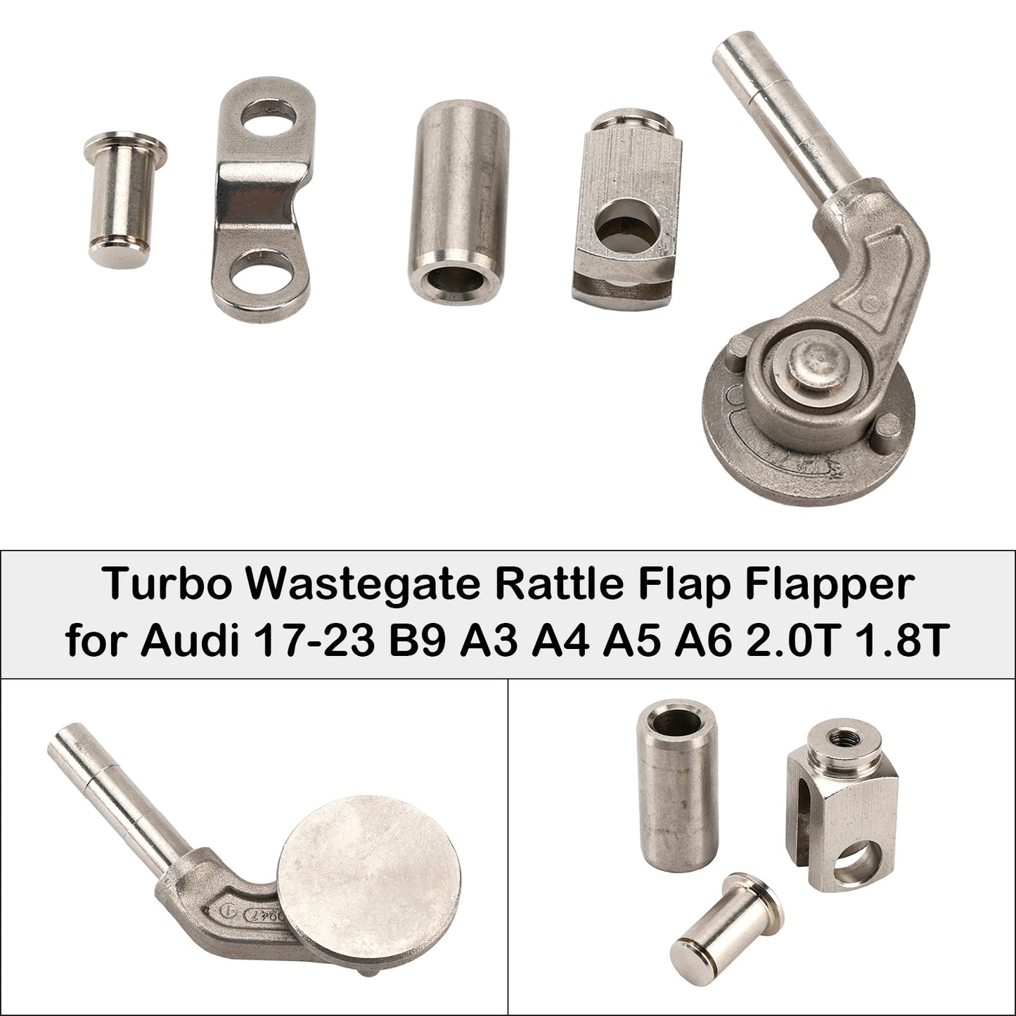 Valvola di scarico turbocompressa per Audi B9 A3 A4 A5 A6 2.0T 1.8T 17-23