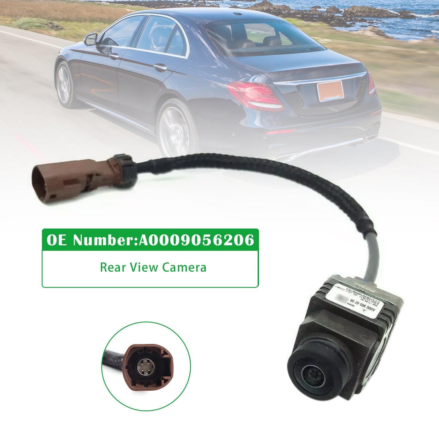 Telecamera posteriore A0009056206 per Mercedes Classe E E300 E43 AMG S550 S600 S63 AMG
