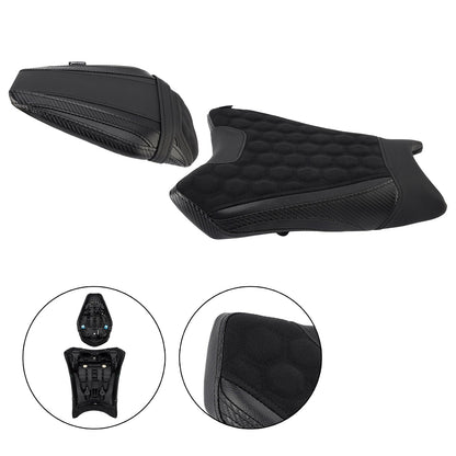 Kit cuscini passeggero Raider anteriori e posteriori per BMW R1300GS 2024-2025, colore nero.