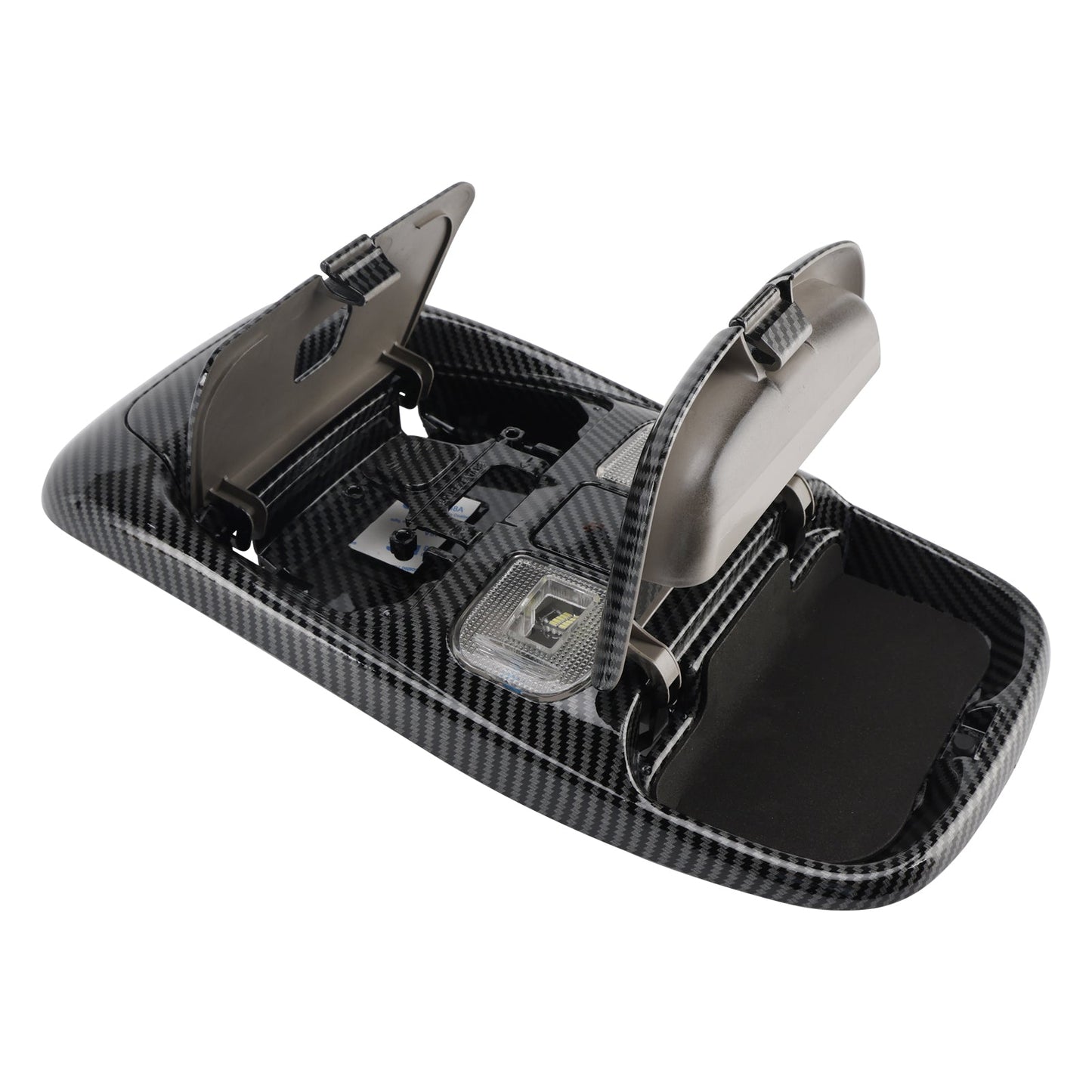 Console superiore anteriore a LED in carbonio per Dodge Ram 3500 1998-2002