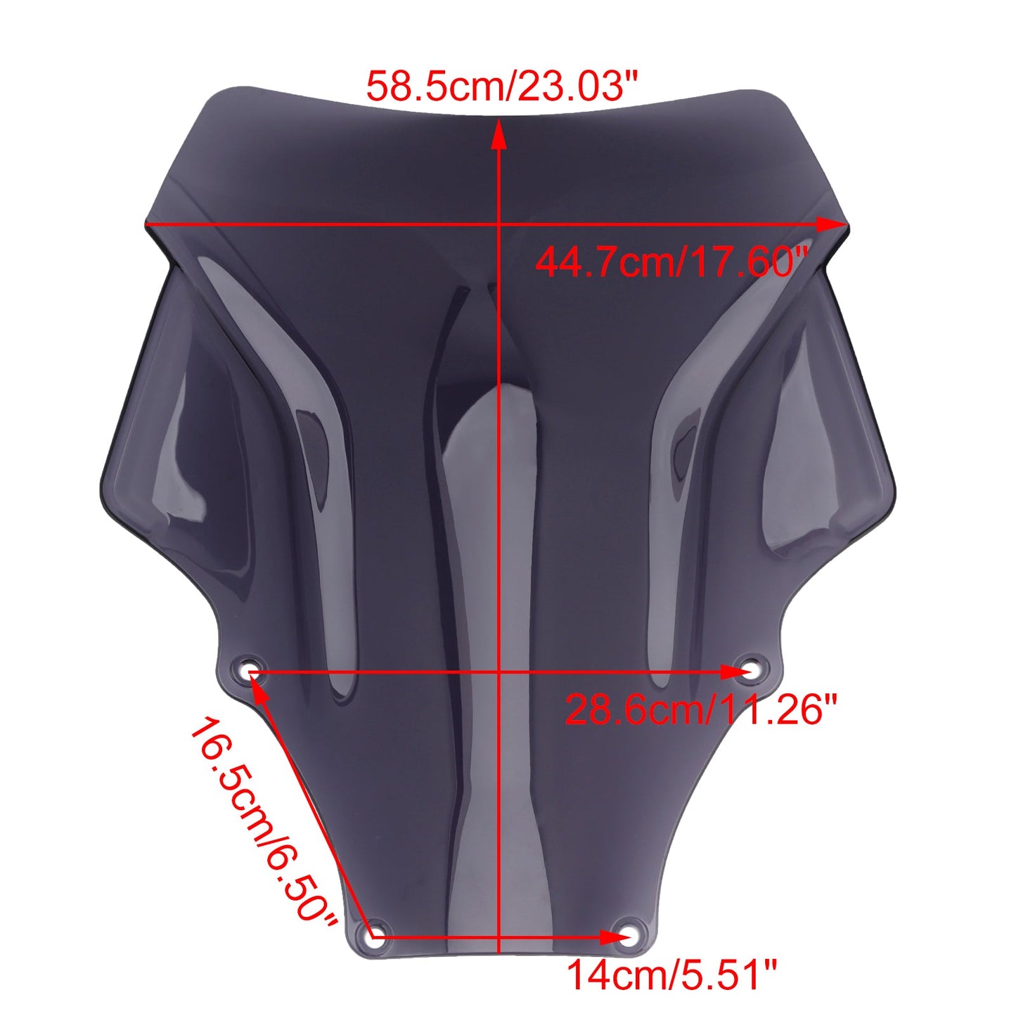 Parabrezza Parabrezza per HONDA Fozra 350 NSS350 2021 2022 2023