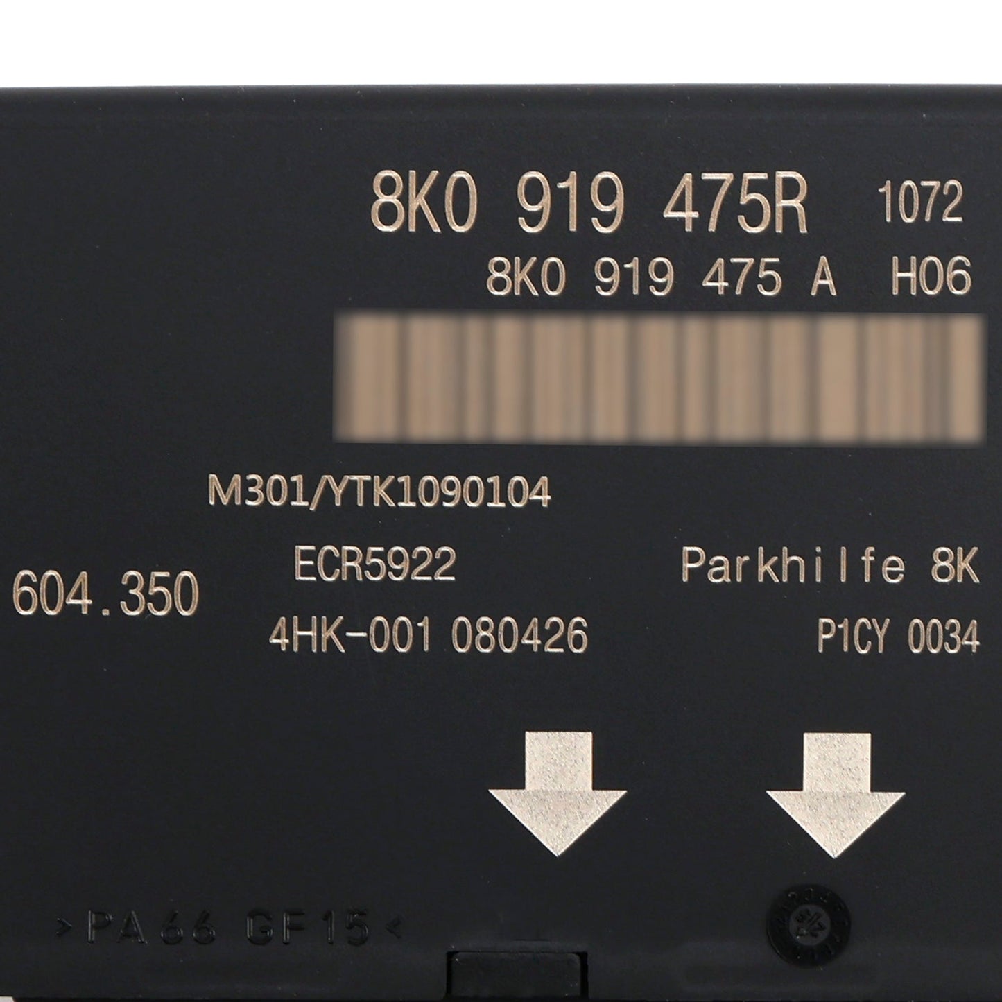 Modulo di controllo del sistema di assistenza al parcheggio 8K0919475R per Audi Q5 2009-2012