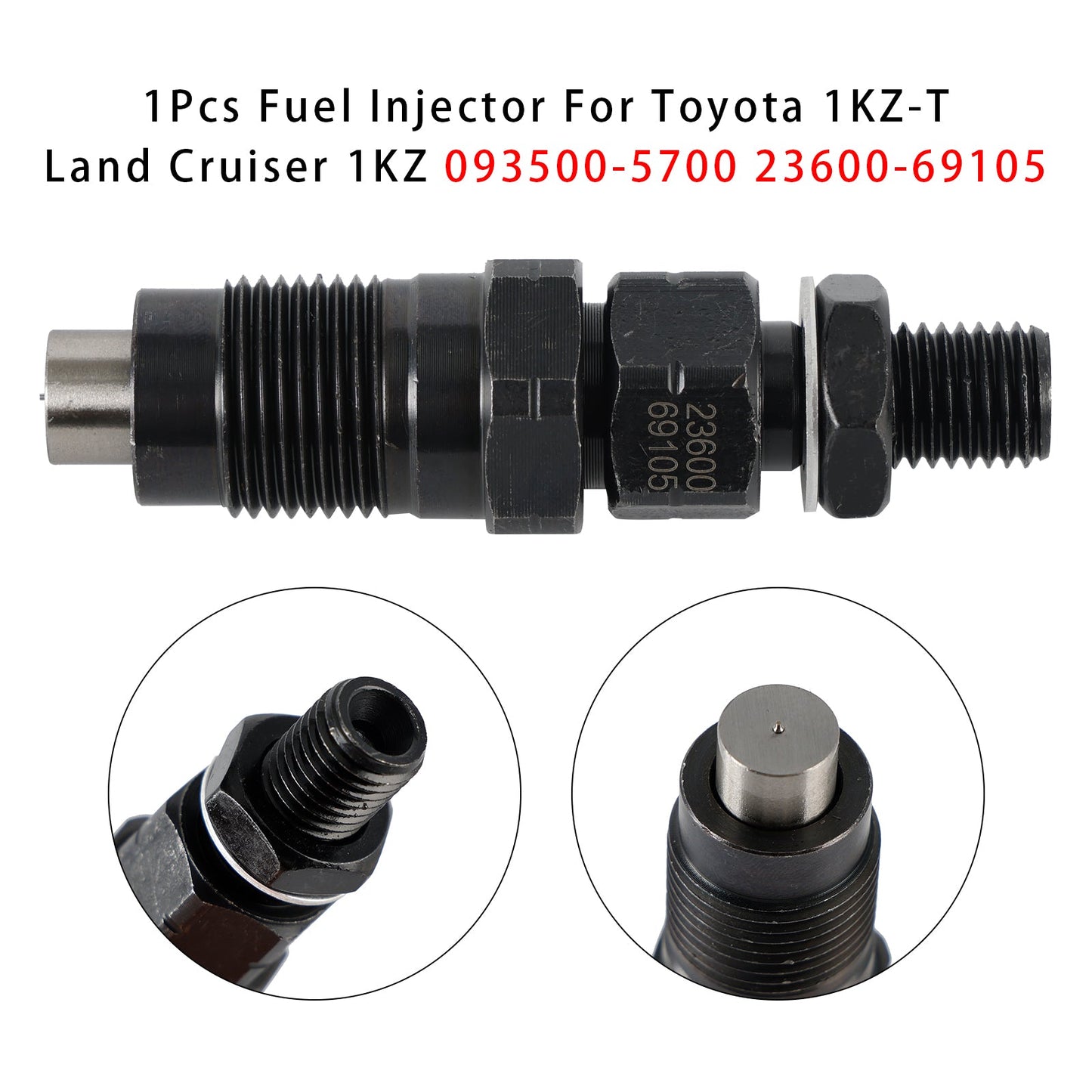 1 pz iniettore carburante per Toyota 1KZ-T Land Cruiser 1KZ 093500-5700 23600-69105