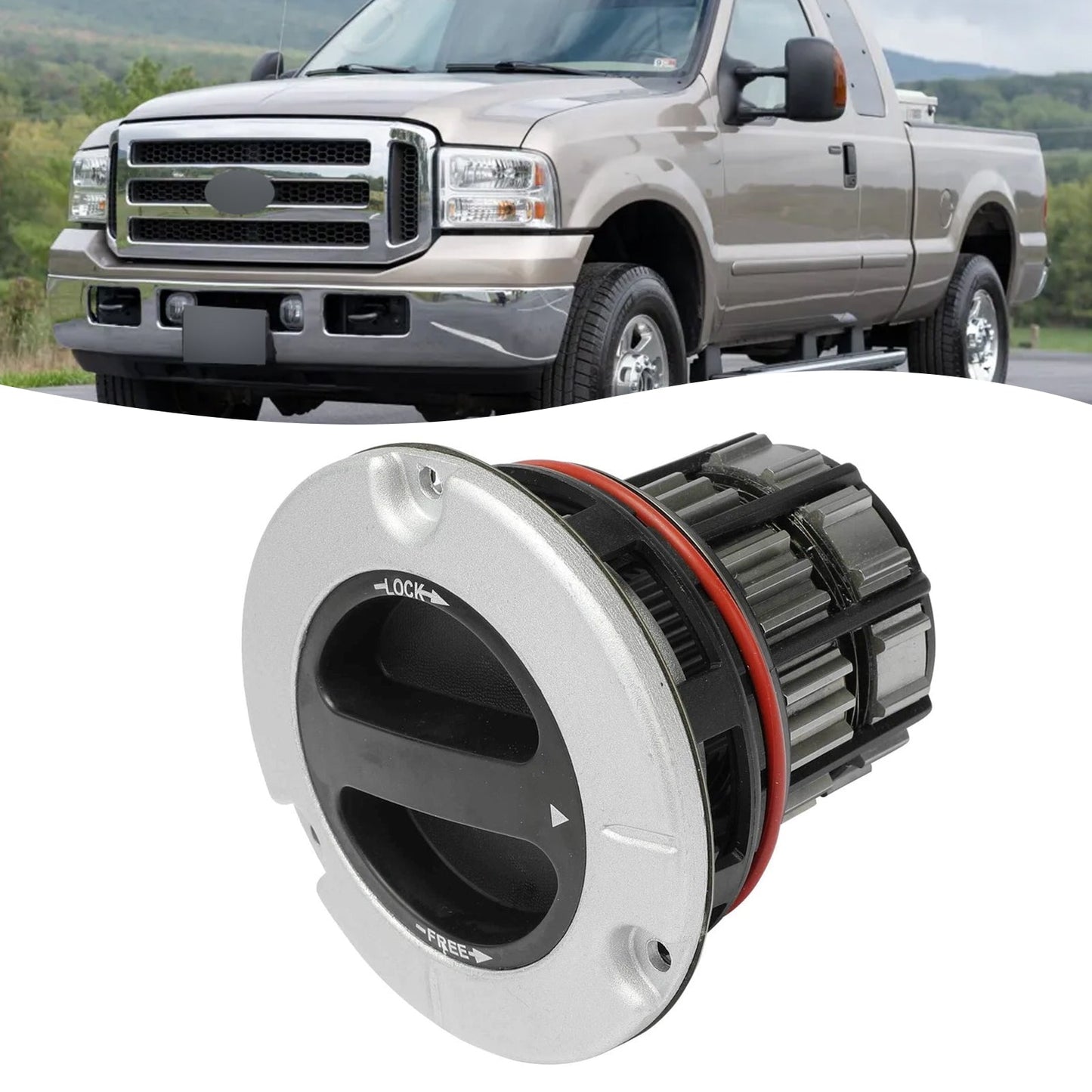 Collegamento mozzo con bloccaggio manuale anteriore per Ford F250 F350 F450 F550 2005-2023