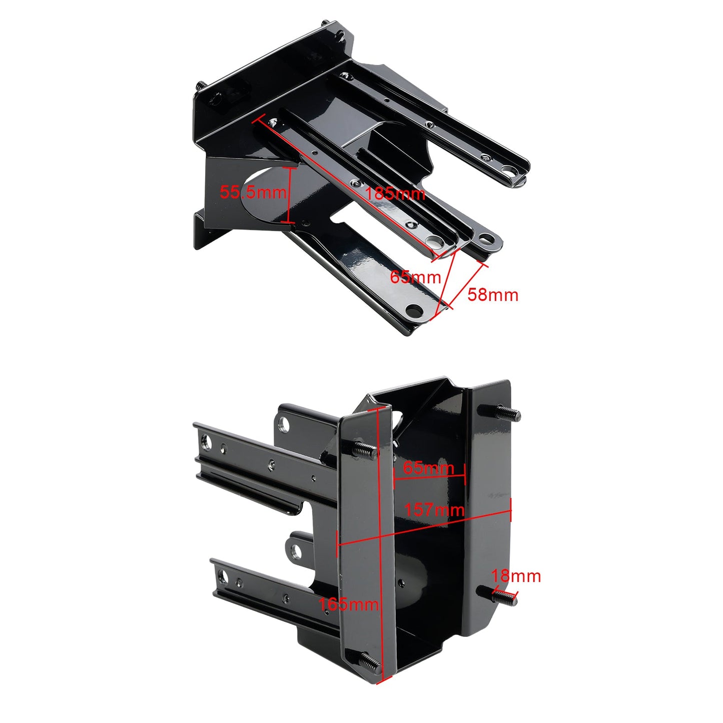 Staffe di montaggio per carenatura anteriore Harley Road Glide 1998-2013