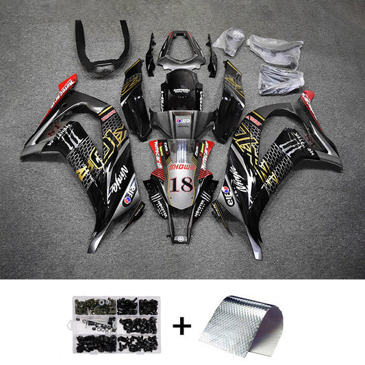 Kit carenatura iniezione in plastica ABS adatto per Kawasaki ZX10R 2011-2015