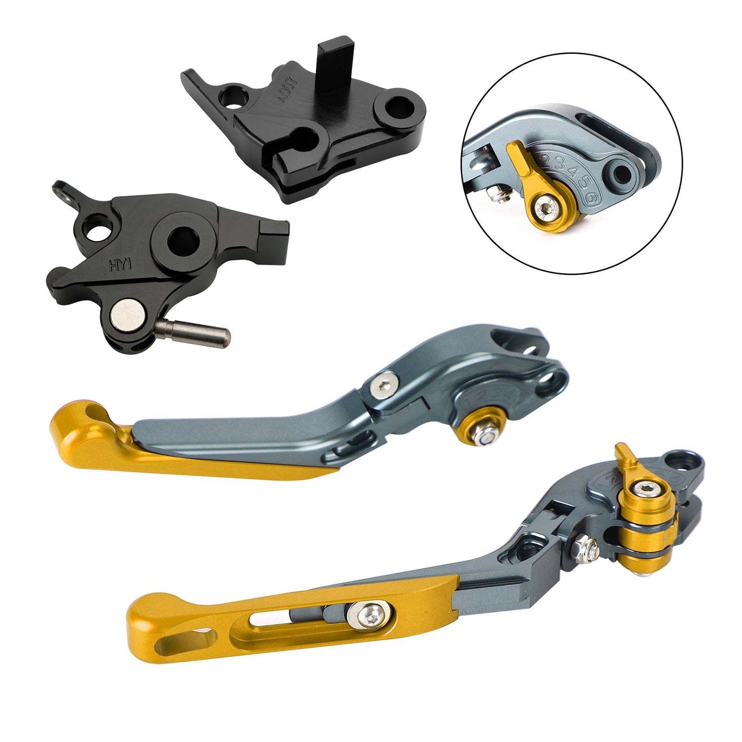 Leva freno frizione regolabile CFMOTO 400NK 650NK 650MT 650GT 2020-2021