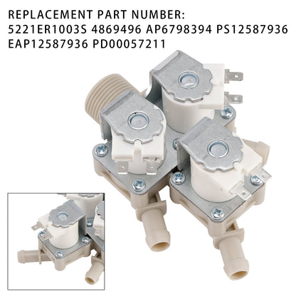 5221ER1003S Valvola di ingresso dell'acqua fredda per lavatrice per LG 4869496 AP6798394
