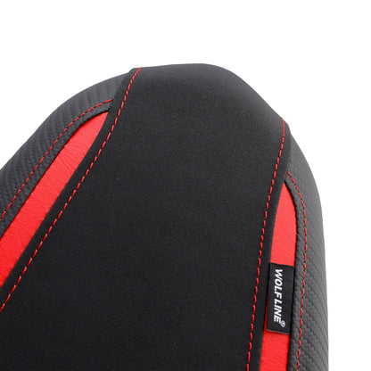 Cuscino per sedile passeggero posteriore Triumph Street Triple 765, 765S e 765R, in poliuretano, colore nero opaco, 2019-2024