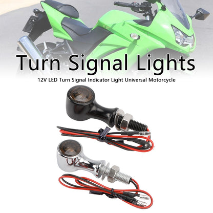 Indicatore di direzione a LED da 12 V, 8 mm, universale per moto Suzuki