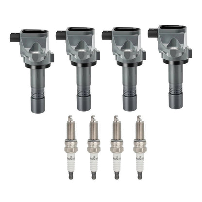 4x Bobina di accensione + 4x Candela UF672 per Acura ILX 2.0L Honda Civic HR-V 1.8L