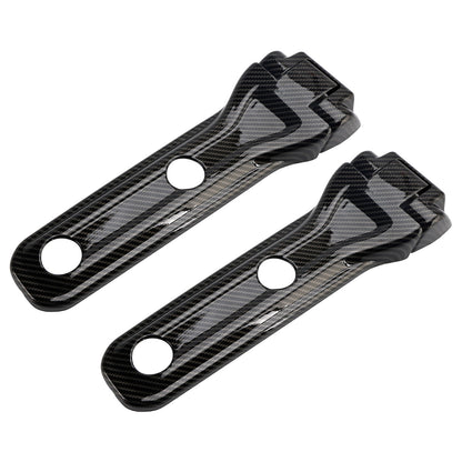 Rivestimento cerniera portellone posteriore in fibra di carbonio per Jeep Wrangler JL 2018-2024