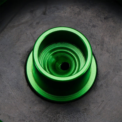 Tappo serbatoio carburante in alluminio con sfiato verde per Kawasaki KX65 KX85 KX100 KX125 2000-2013