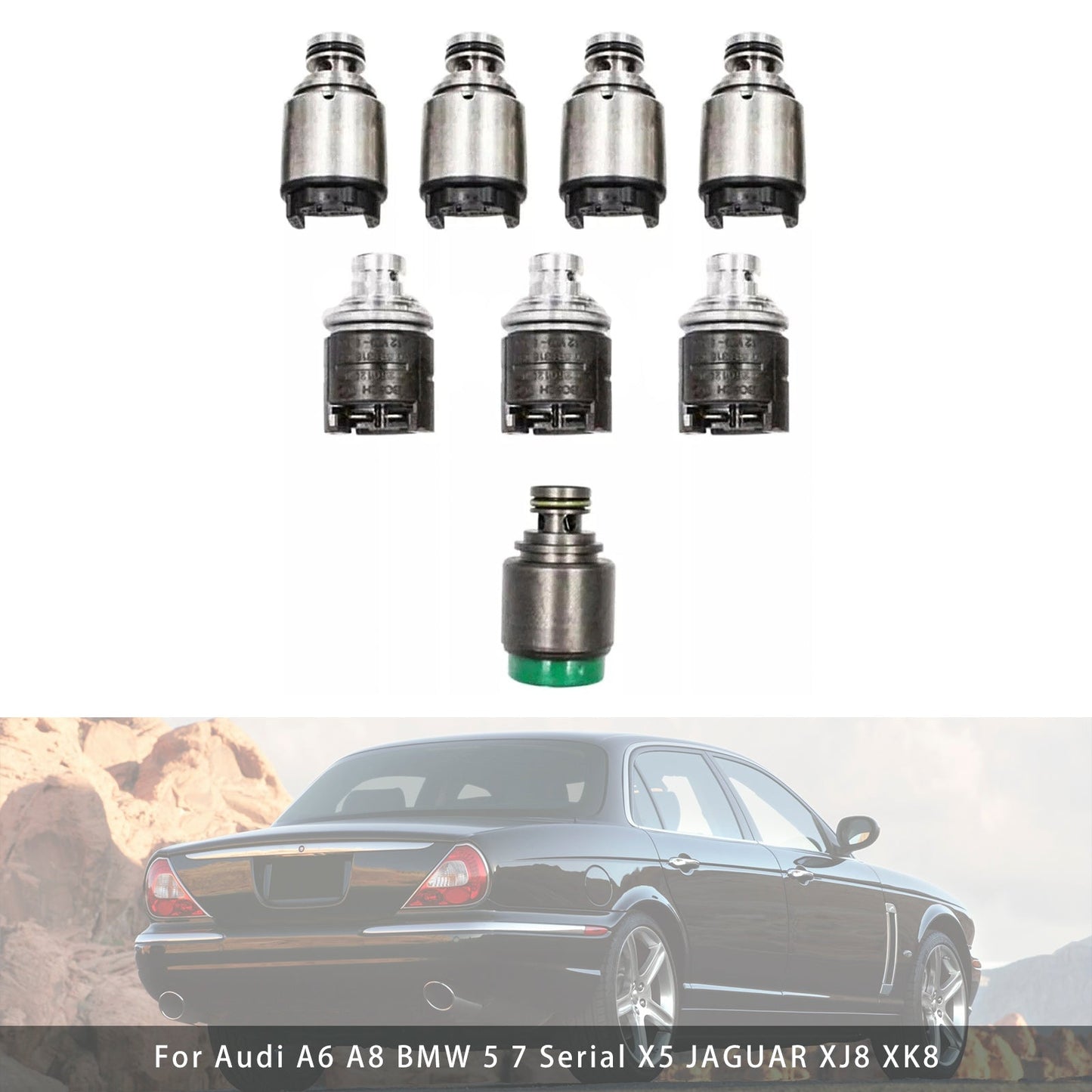 1996-2004 BMW SERIE 5 L4 2.0L L6 2.2L 2.5L 5HP24 Set solenoide trasmissione 5HP24 5HP24A