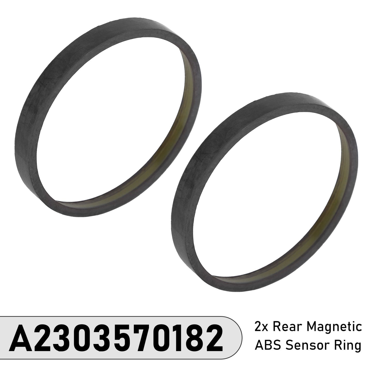 2 anelli magnetici per sensore ABS posteriore per Mercedes Benz C204 W204 S204 A2303570182
