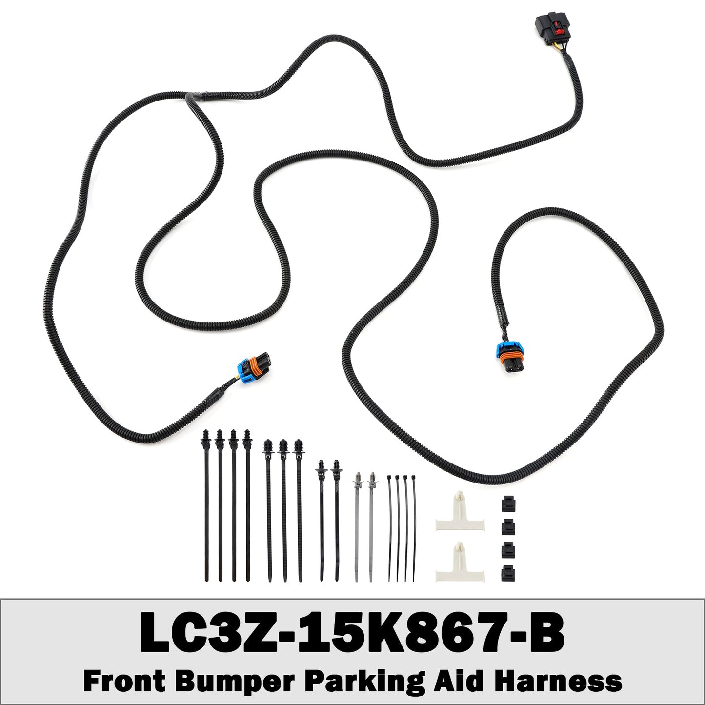 Cablaggio per sensori di parcheggio paraurti anteriore per Ford Super Duty 2020-2022 LC3Z-15K867-B