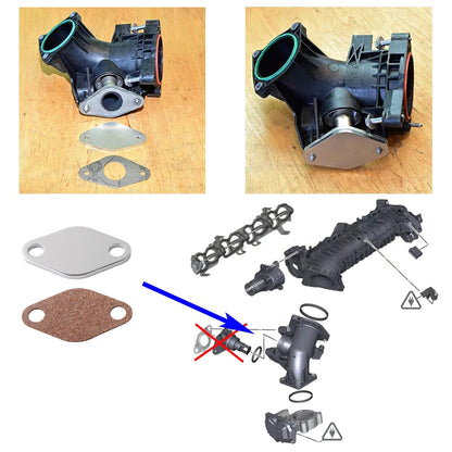 EGR Cooler Gasket Repair Replace kit per BMW N47N N47S1 2.0 D E90 91 92 F30 31