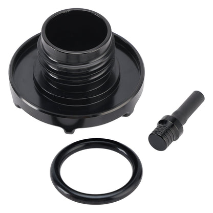 Tappo serbatoio benzina in alluminio con tubo di sfiato per Softail Low Rider S ST Touring