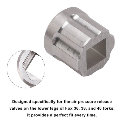820-09-088 - Spurgo aria per forcella FOX 36/38/40 Pulsante di rilascio pressione forcella