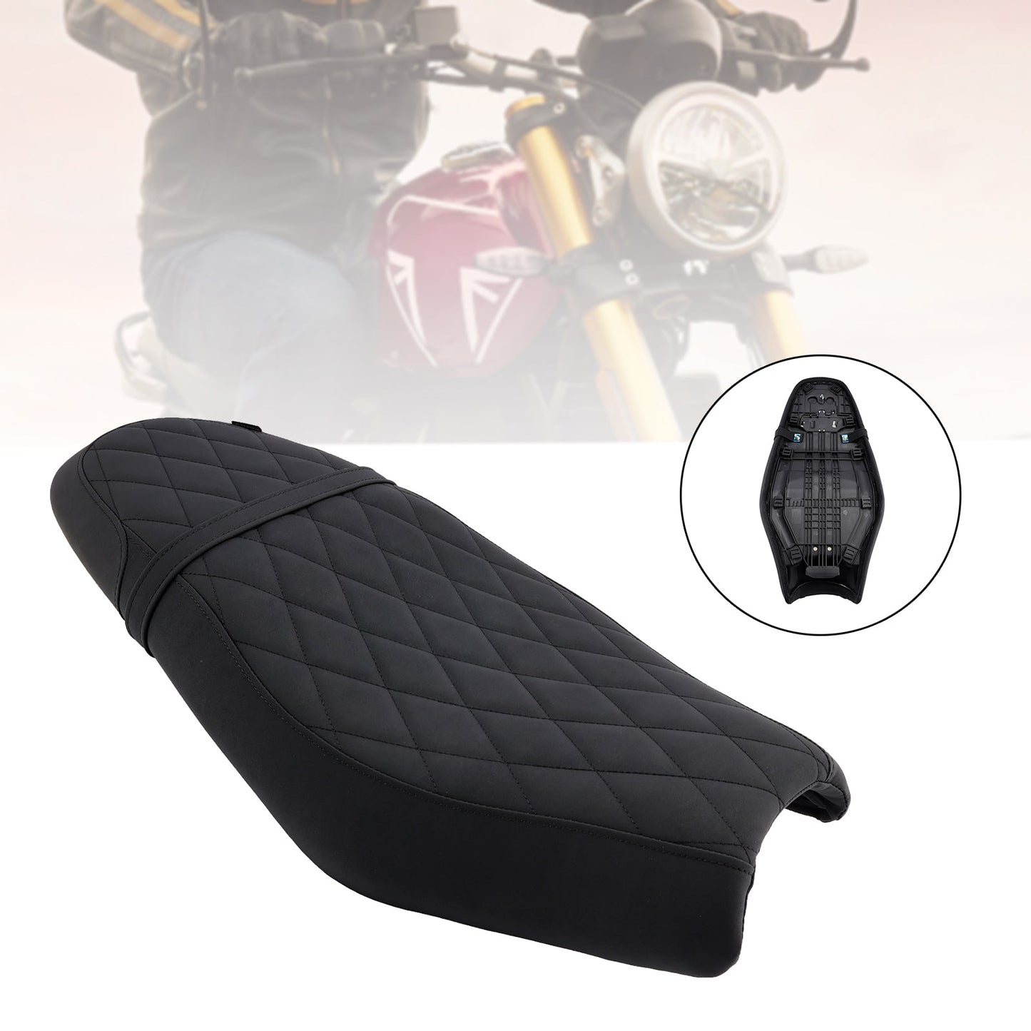 Cuscino anteriore posteriore per sedile passeggero Triumph SPEED 400 SCRAMBLER 400X 2024-2025